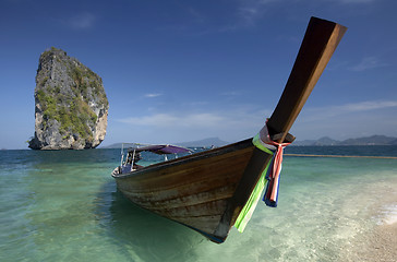 Image showing   Long tail boat in Thailand