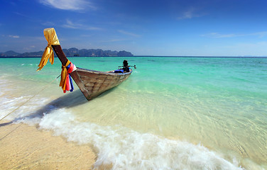 Image showing  Long tail boat in Thailand