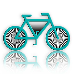 Image showing Abstract Bicycle