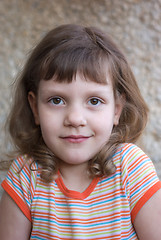 Image showing portrait of a girl