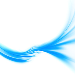 Image showing Abstract Blue Wave