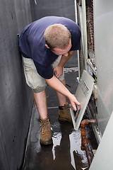 Image showing HVAC Worker