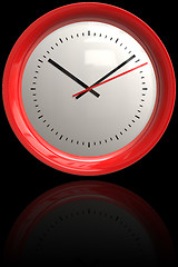 Image showing Red Clock