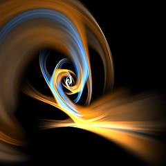 Image showing Flowing Abstract Vortex