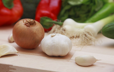 Image showing Onion and garlic