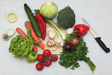 Image showing Salad ingredients