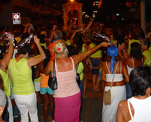 Image showing carnival in a small city in RIo de Janeiro