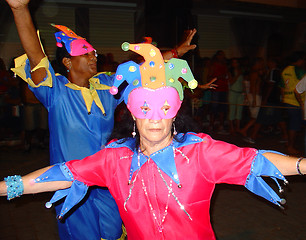 Image showing carnival in a small city in RIo de Janeiro