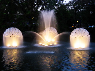 Image showing Urban Fountains. Chiang Mai. Thailand