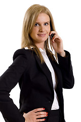 Image showing Businesswoman on Phone