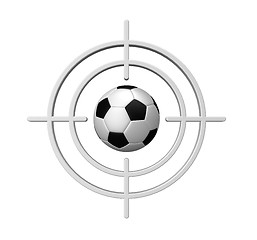 Image showing target soccer
