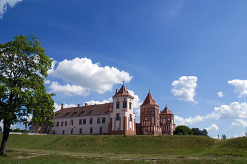 Image showing Landscape view to castle