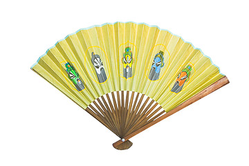 Image showing asian fan isolated 