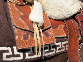 Image showing Western saddle