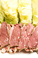 Image showing corned beef and cabbage