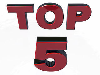 Image showing Top 5