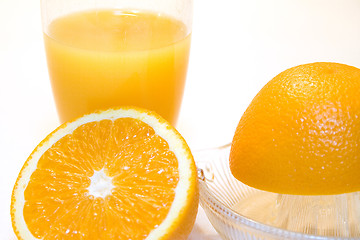 Image showing Fresh orange juice