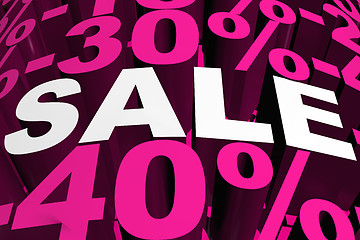 Image showing Sale white