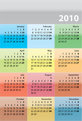 Image showing Simple calendar