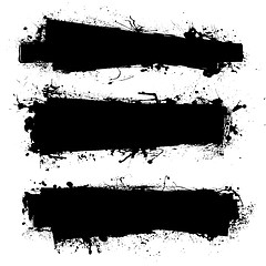 Image showing black ink banner