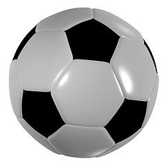 Image showing football traditional black