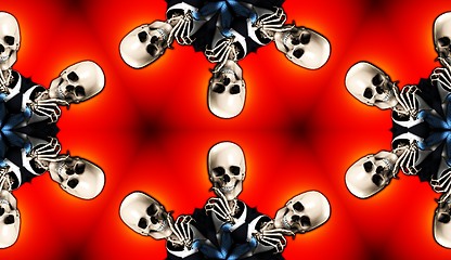 Image showing Skull Tile
