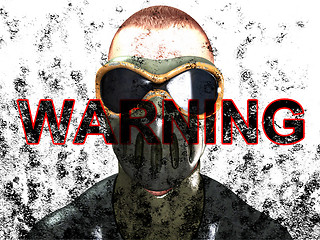 Image showing Warning Face