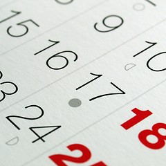 Image showing Calendar