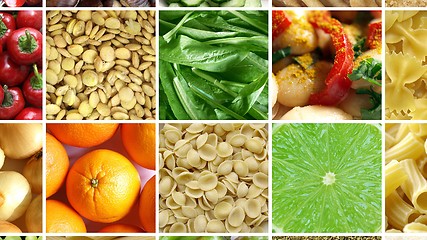 Image showing Food collage