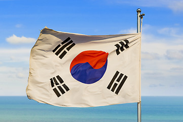 Image showing south korean flag