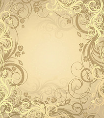 Image showing Vector floral background