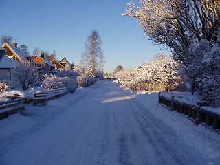 Image showing Winter street