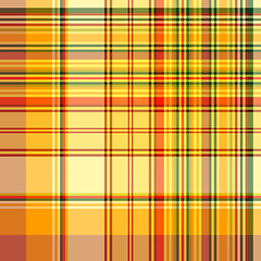 Image showing Yellow Seamless Checkered Pattern