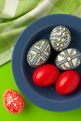 Image showing Easter eggs still-life