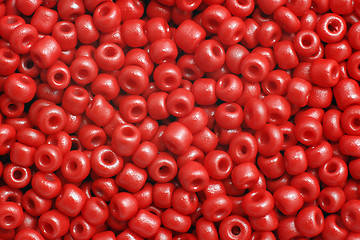 Image showing Red beads