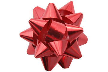 Image showing Red gift decoration