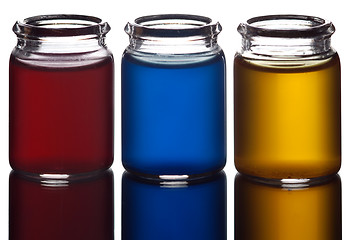 Image showing Colorful liquid