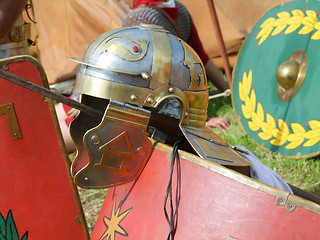 Image showing Roman helmet