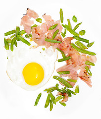 Image showing egg sunny side up 