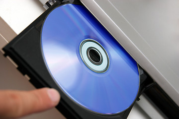 Image showing insert CD on CD player