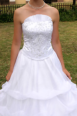 Image showing bride in wedding dress