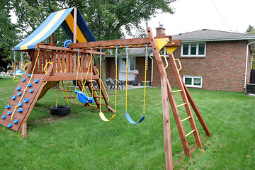 Image showing Childrens playground 