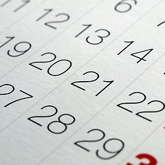 Image showing Calendar