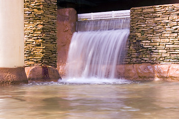 Image showing Indoors Waterfall