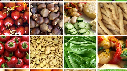 Image showing Food collage