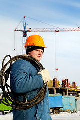 Image showing construction worker