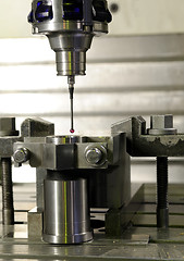 Image showing precision measurement by sensing head