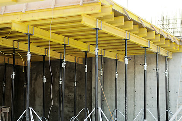 Image showing concrete form at construction site
