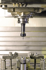 Image showing milling the metal blank