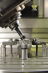 Image showing milling the metal blank